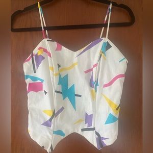 Vintage 80s Bustier Top